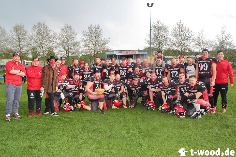 Gunslingers-Football im Auestadion