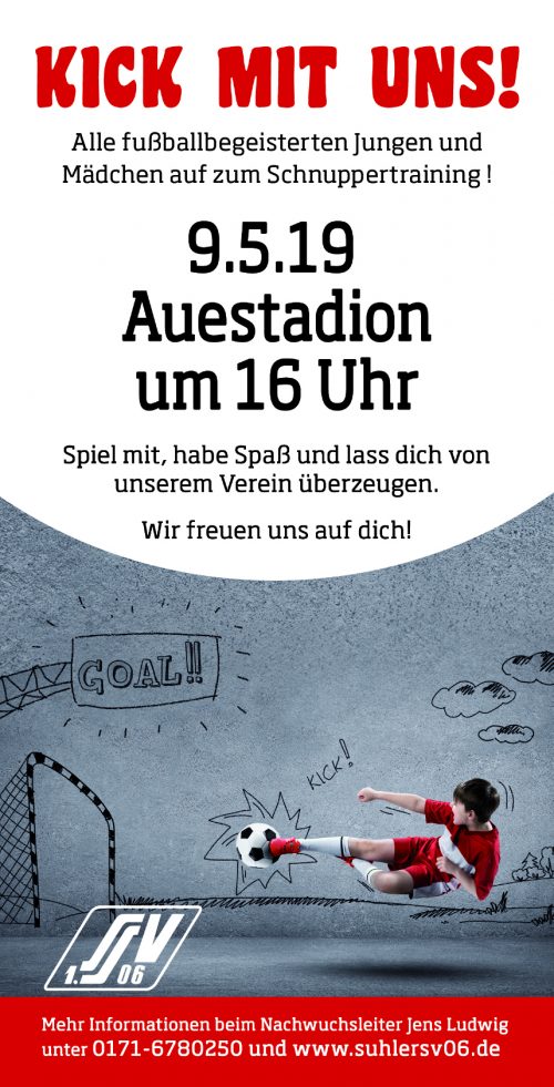 Schnuppertraining des 1. Suhler Sv 06